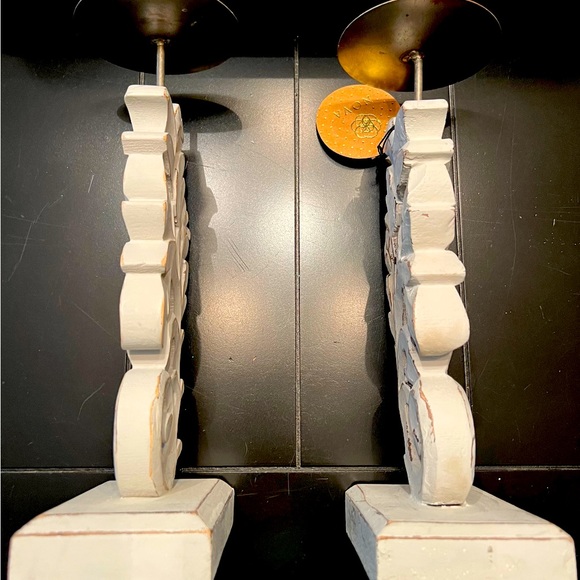 A pair of candle holders by Nova - Picture 3 of 7